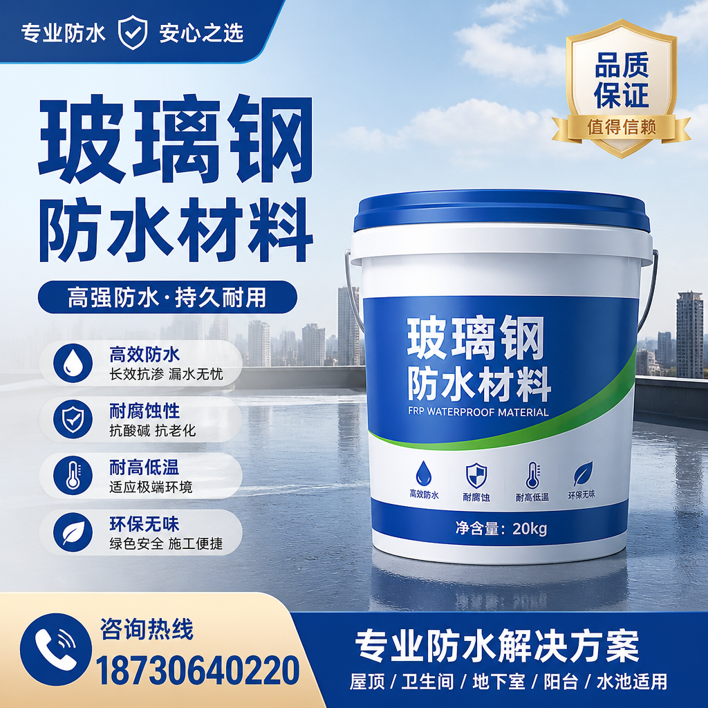 了解玻璃钢防水材料的市场趋势,咸阳 企业不可不知